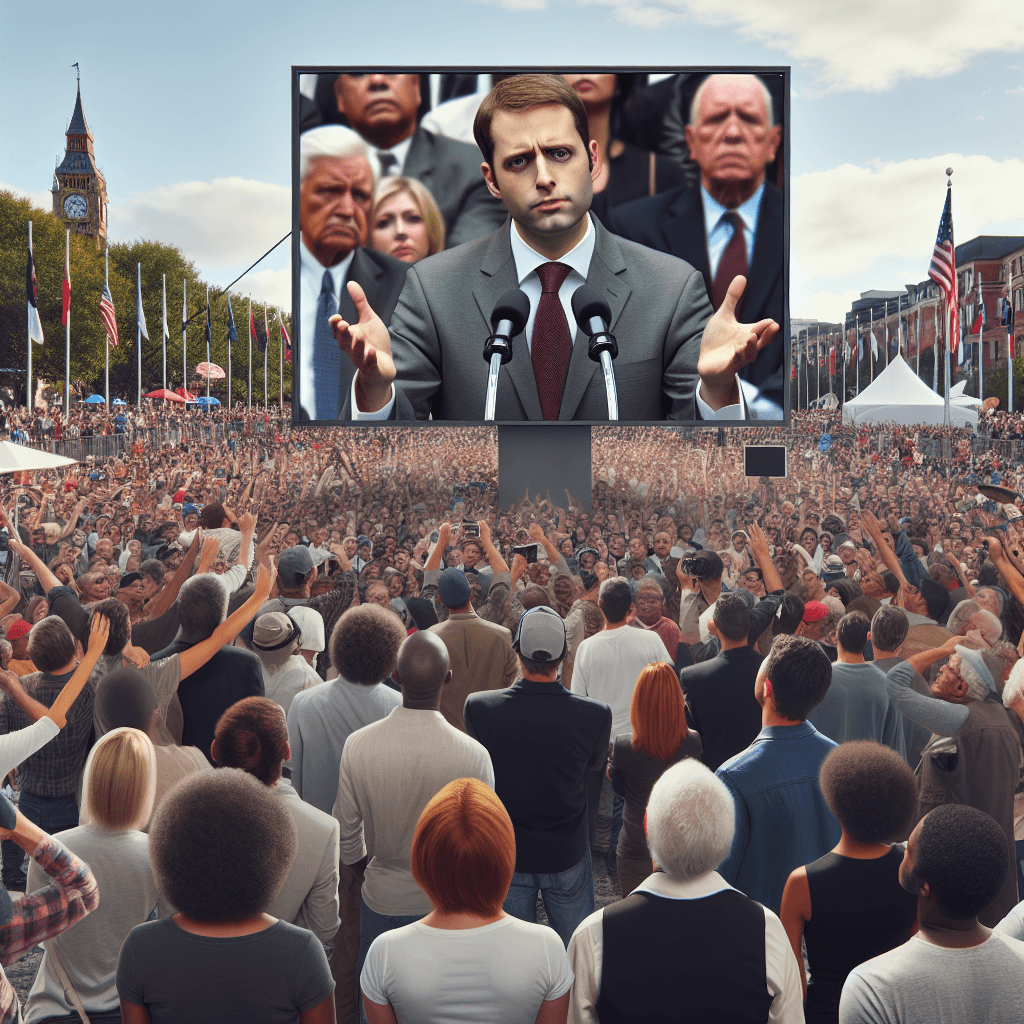 Elon Musk’s Virtual Speech Sparks Controversy at Tommy Robinson Rally