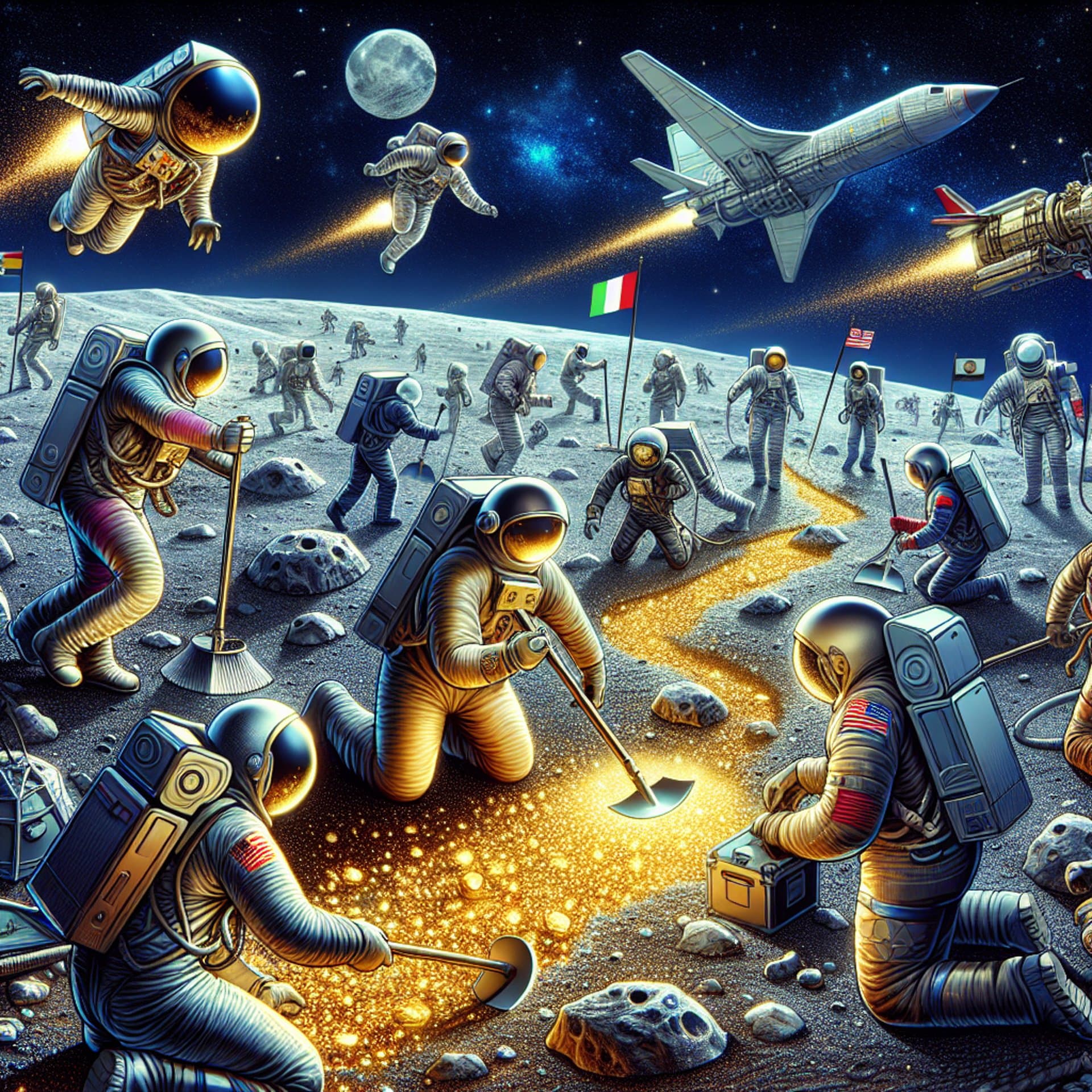 Lunar Gold Rush: The New Space Race Heats Up!