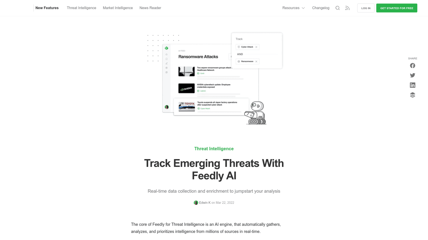 Feedly Leo screenshot