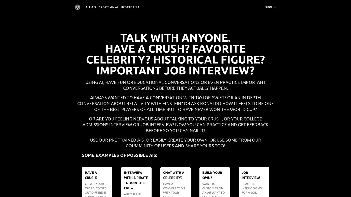 Practicetalking screenshot