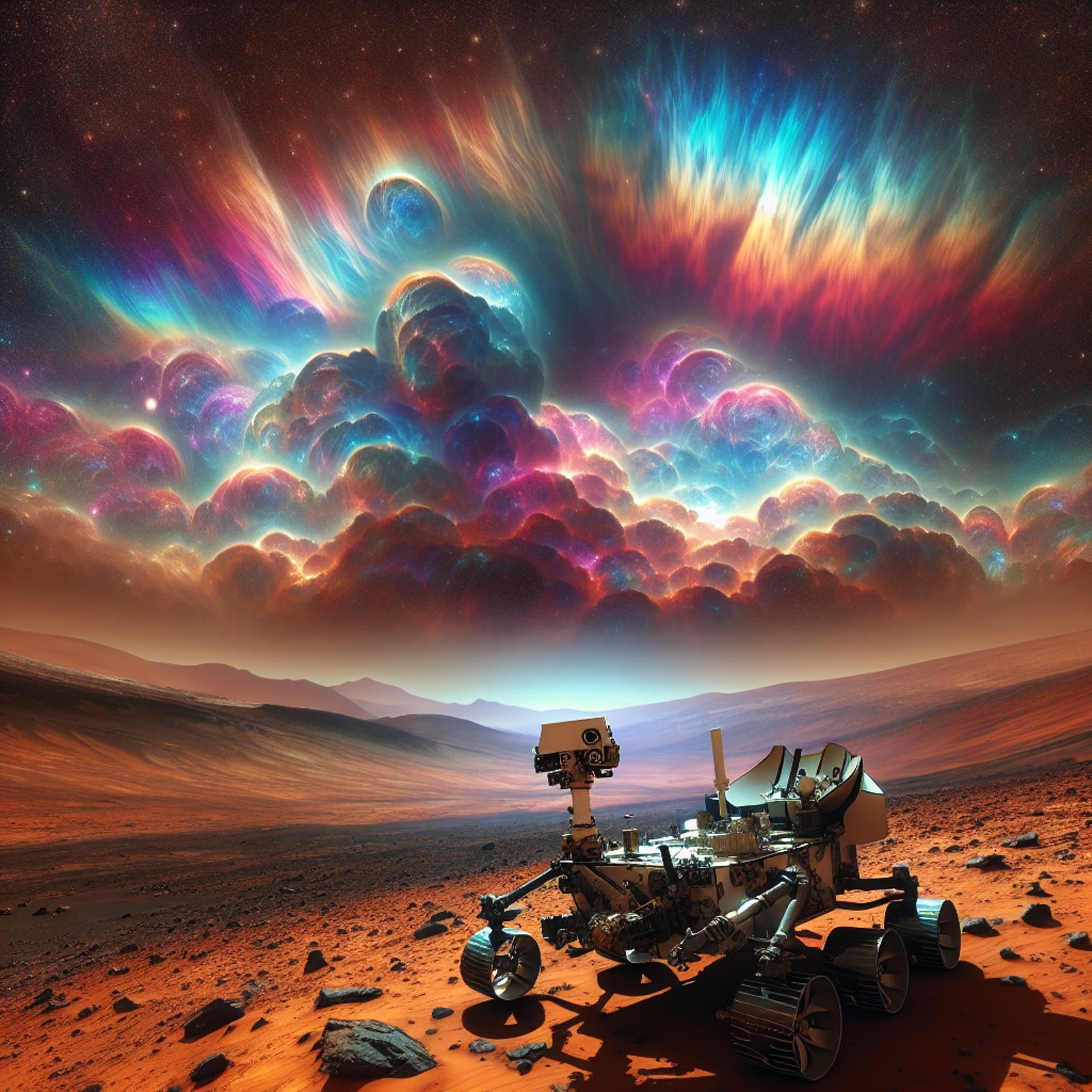 NASA's Curiosity Reveals Spectacular Iridescent Clouds on Mars