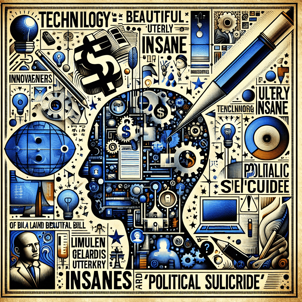 Elon Musk Blasts 'Big Beautiful Bill': Calls It 'Utterly Insane' and a 'Political Suicide'