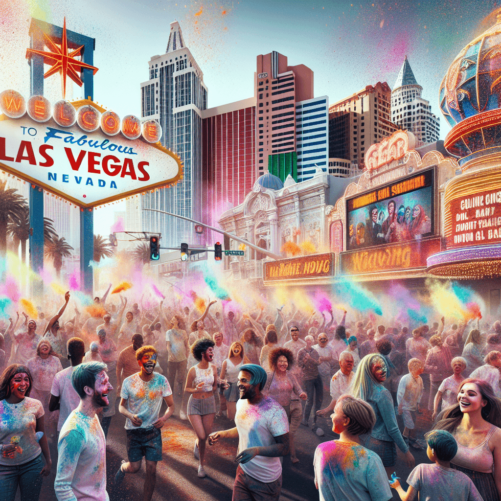 Las Vegas Lights Up with Holi Festival: A Vibrant Fusion of Culture and Community