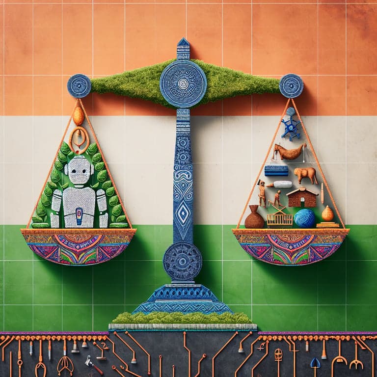 AI Alters the Job Landscape: India's Balancing Act