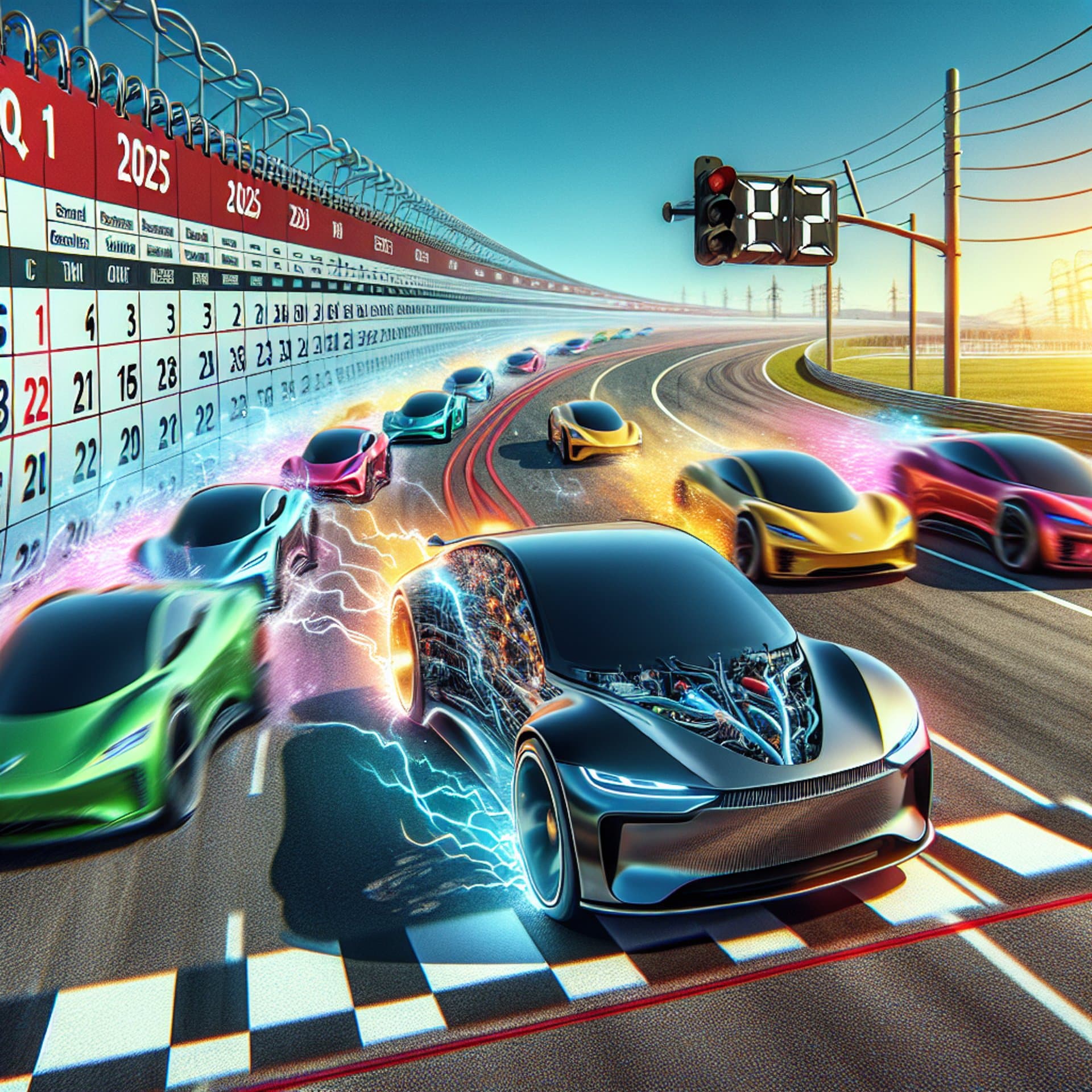 Tesla Stumbles in California as Rivals Race Ahead in Q1 2025