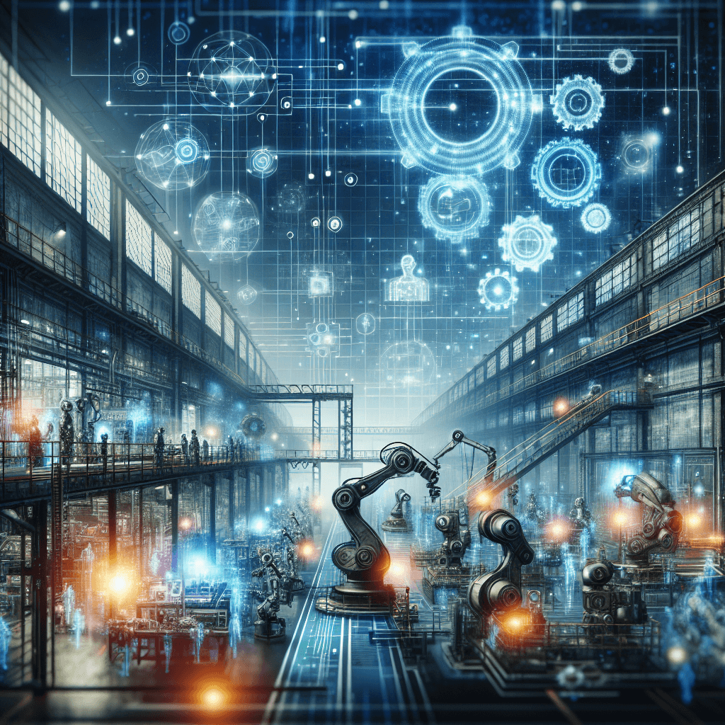 The Futuristic Fusion: AI Meets Manufacturing in an Industrial Revolution