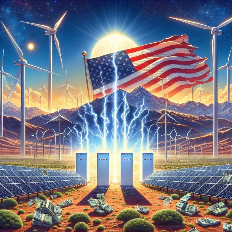 Tesla's Megapack Goes All-American: A $4 Billion Battery Revolution