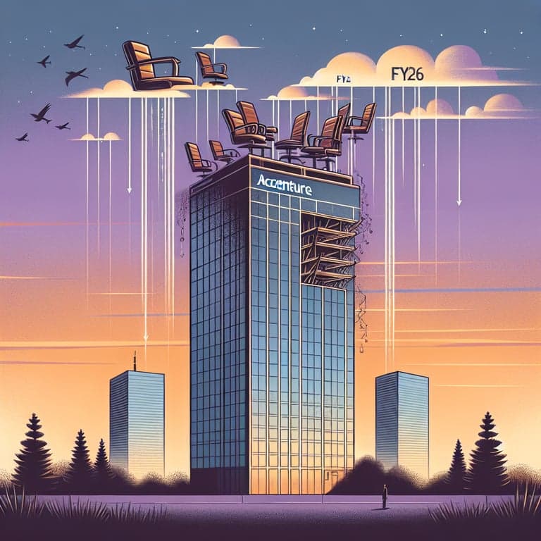 Accenture Recalibrates: Major Layoffs & Strategic Shifts Ahead for FY26