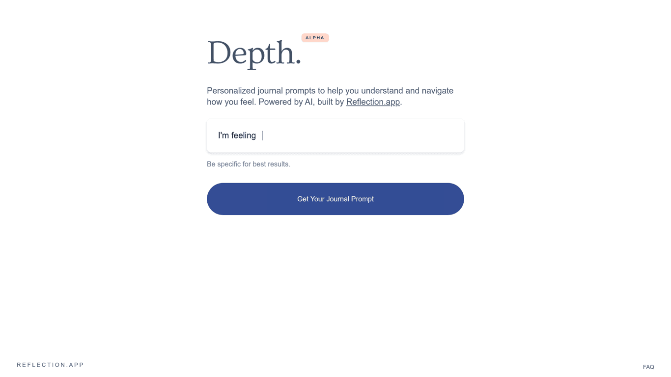 Depth screenshot