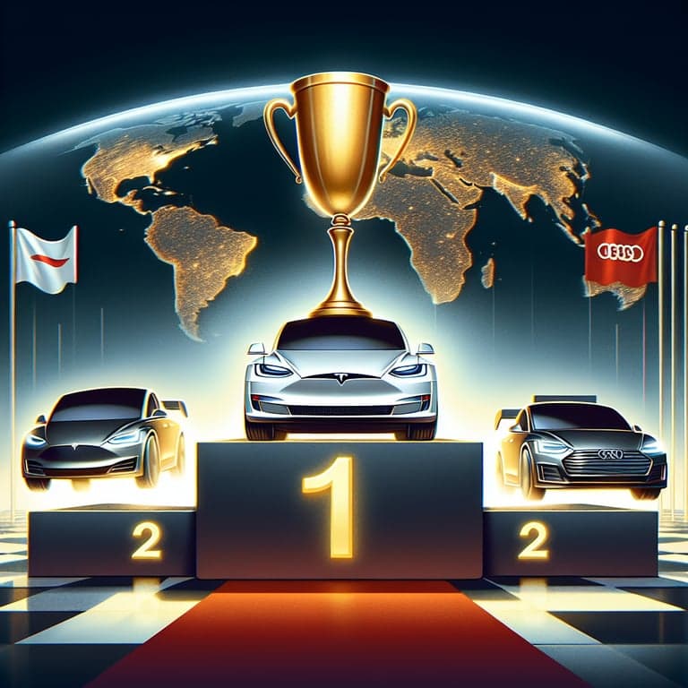 Tesla Surpasses Audi in Global Sales for the First Time!