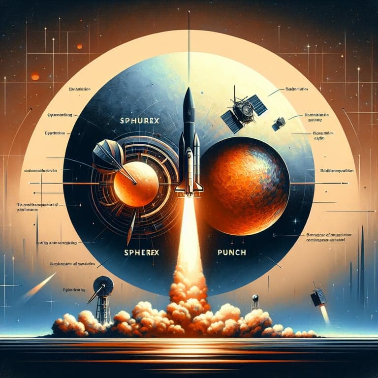 NASA to Launch SPHEREx and PUNCH Missions on the Same Rocket: A Galactic Double-Feature!