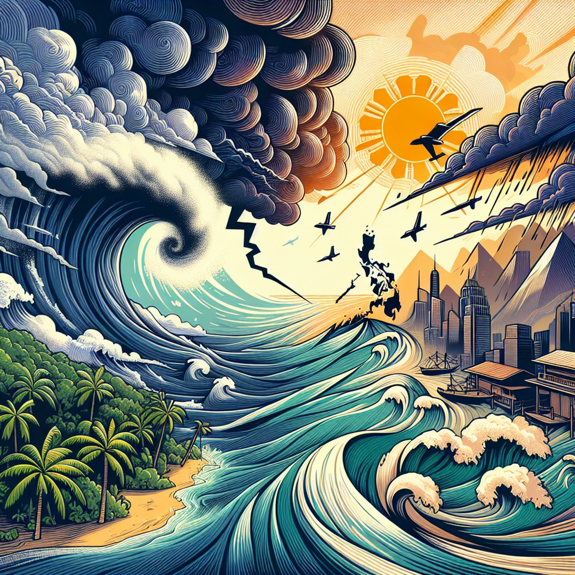 Tropical Storm Opong Challenges the Philippines