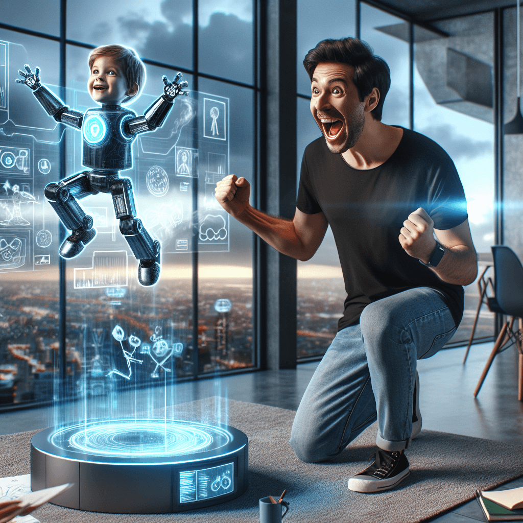 Elon Musk Cheers as AI Brings His Child's Drawing to Life!