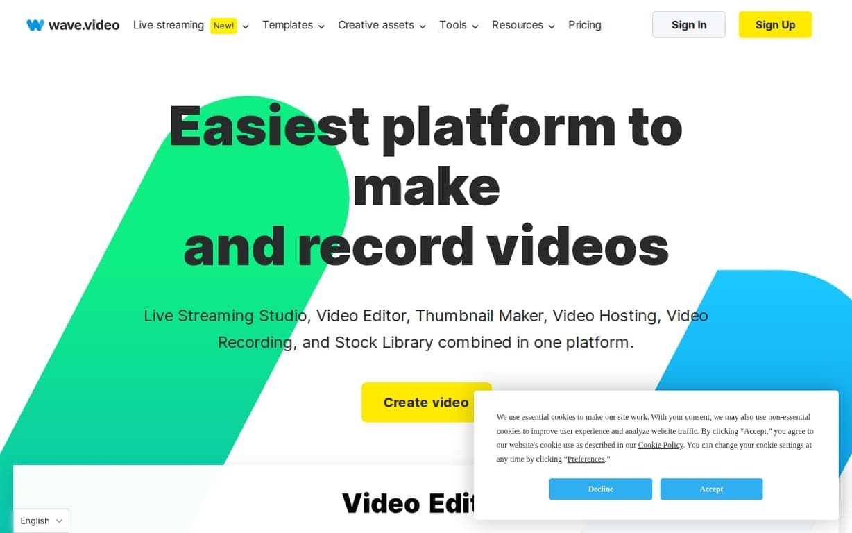 Wave.Video screenshot
