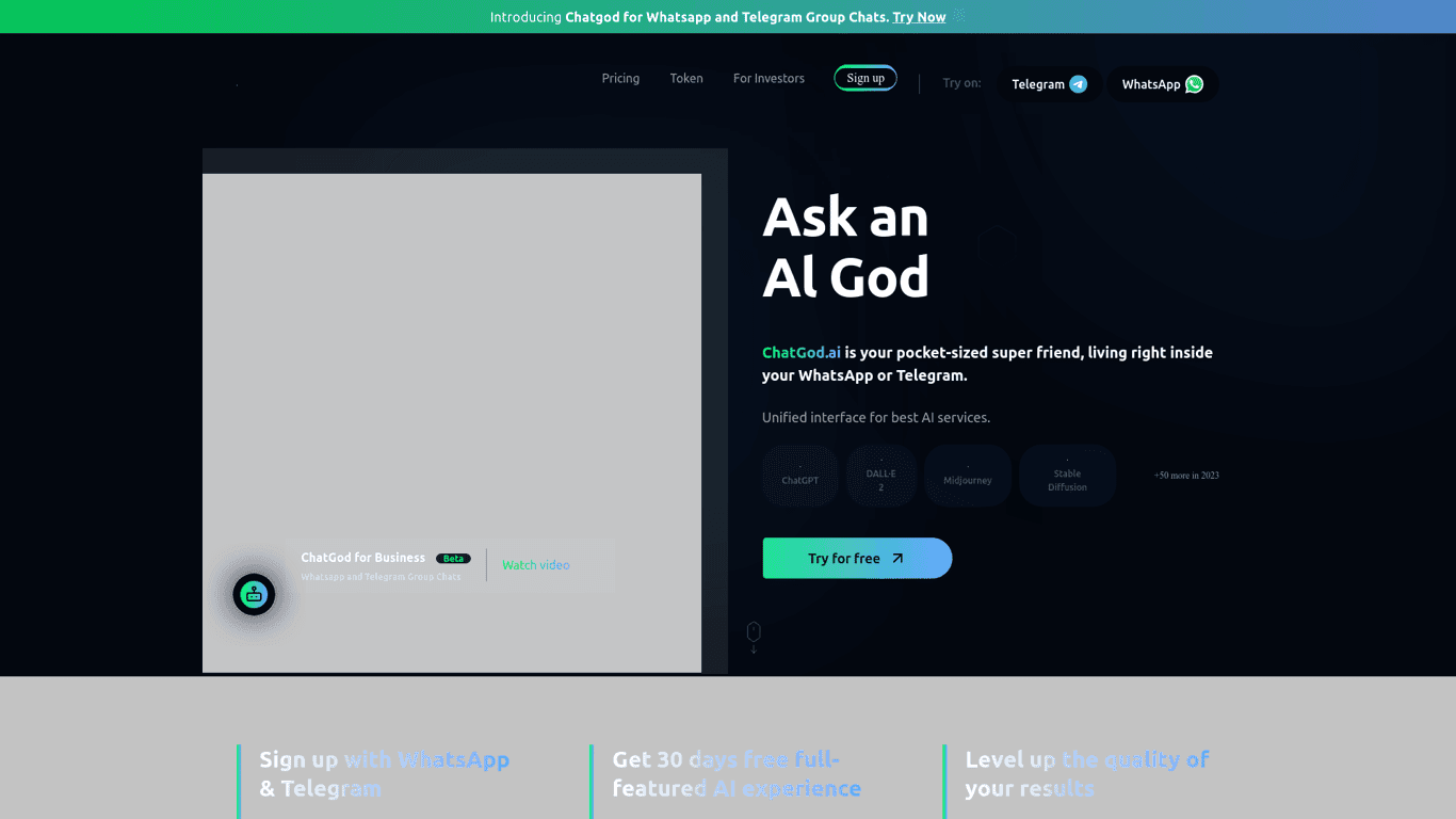 ChatGod screenshot