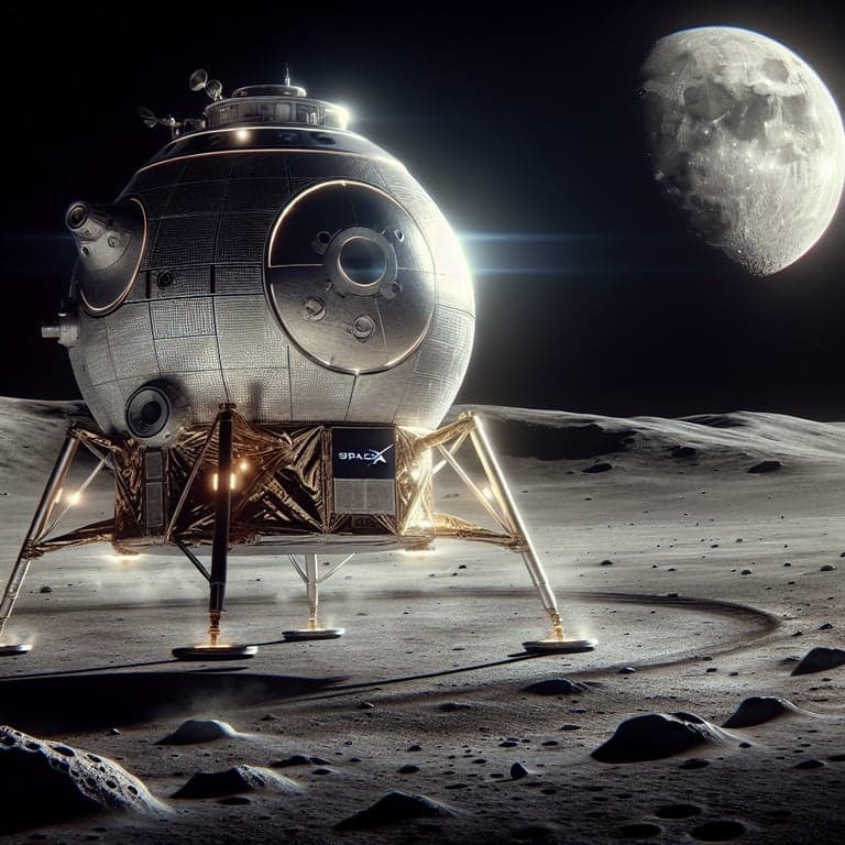 NASA's Athena Lander Prepares to Touch Down: A Historic SpaceX-Facilitated Mission to the Moon