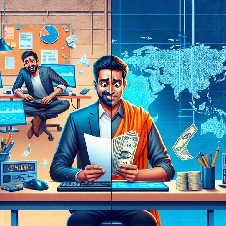 Survey Reveals Indian Workers Reluctant to Return from the US Due to Steep Pay Gap