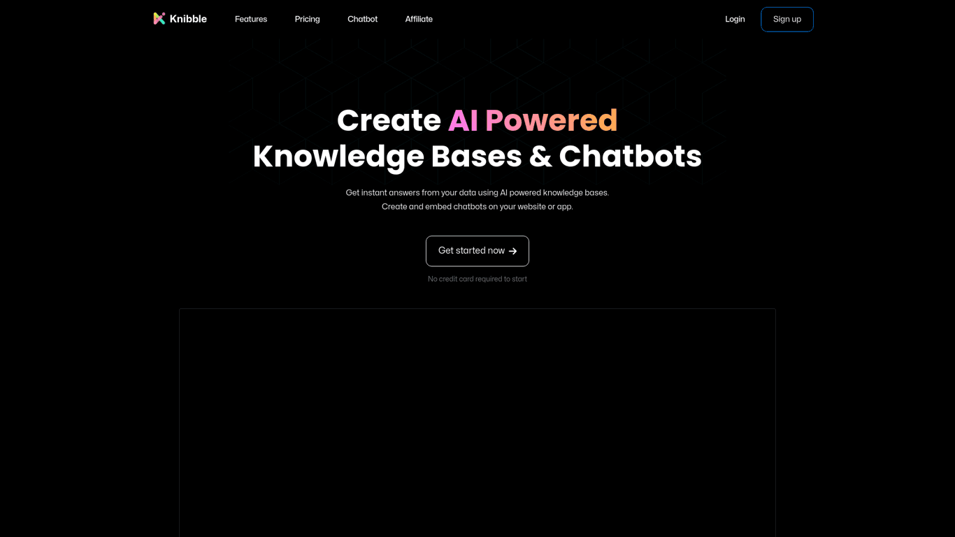 Knibble.ai screenshot