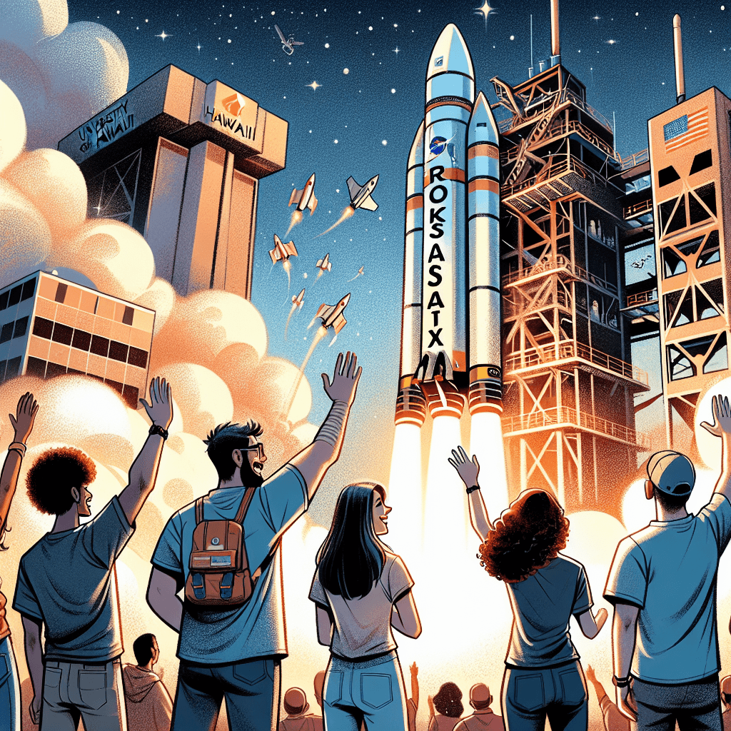 Blast Off! University of Hawaii Students Launch Experiment into Space with NASA's RockSat-X