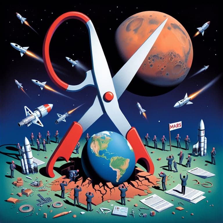 Trump's NASA Budget Cuts Draw Ire: Shifts Focus to Mars, Axes 41 Projects