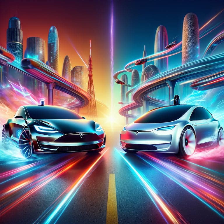 Robotaxi Rumble: Tesla vs. Waymo in a Driverless Duel