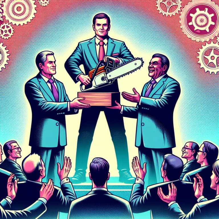 Chainsaw Politics: Elon Musk Receives Symbolic Gift from Argentina's President at CPAC