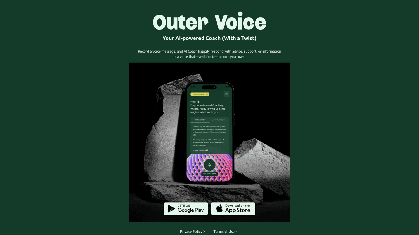 Outer Voice AI screenshot
