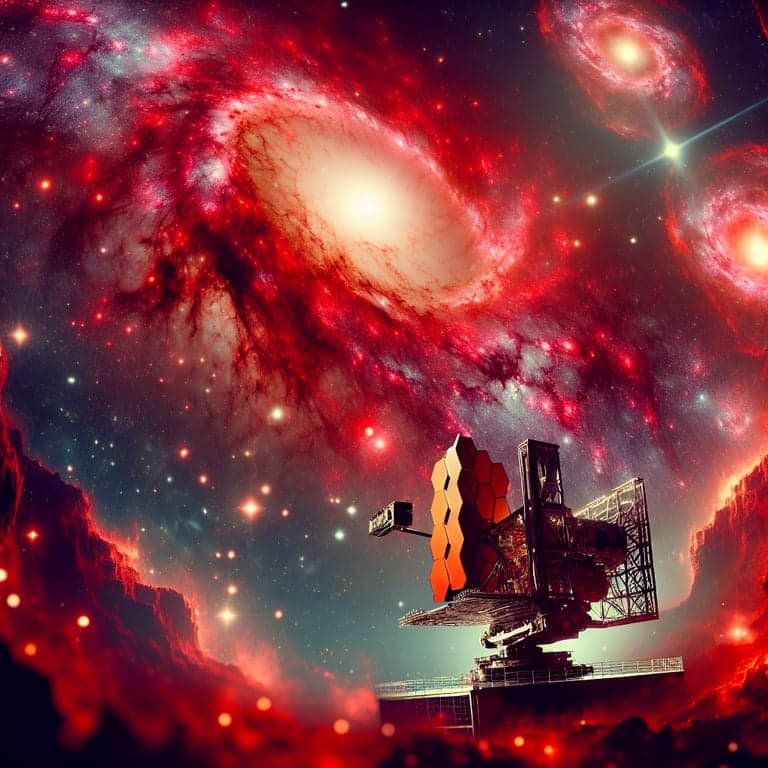 NASA's James Webb Spots 'Red Monster' Galaxies Pushing Cosmic Boundaries!