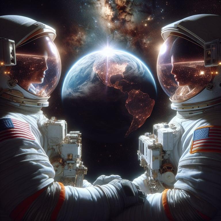 Banner for NASA Astronauts Anne McClain and Nichole Ayers Shine in Historic All-Woman Spacewalk