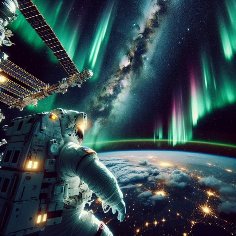 NASA Astronaut Don Pettit Captures Breathtaking Northern Lights from the International Space Station