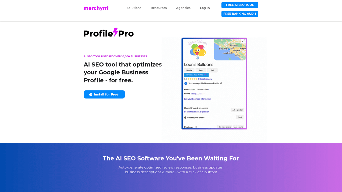 ProfilePro screenshot
