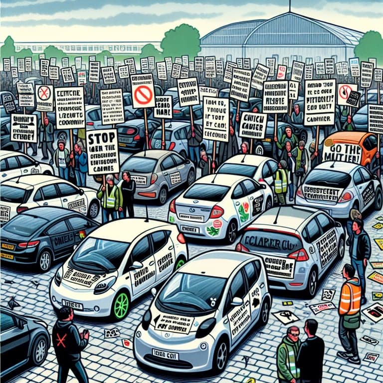 Tesla Owners Rebel: Anti-Musk Bumper Sticker Rage Over Trump's Rally Salute!