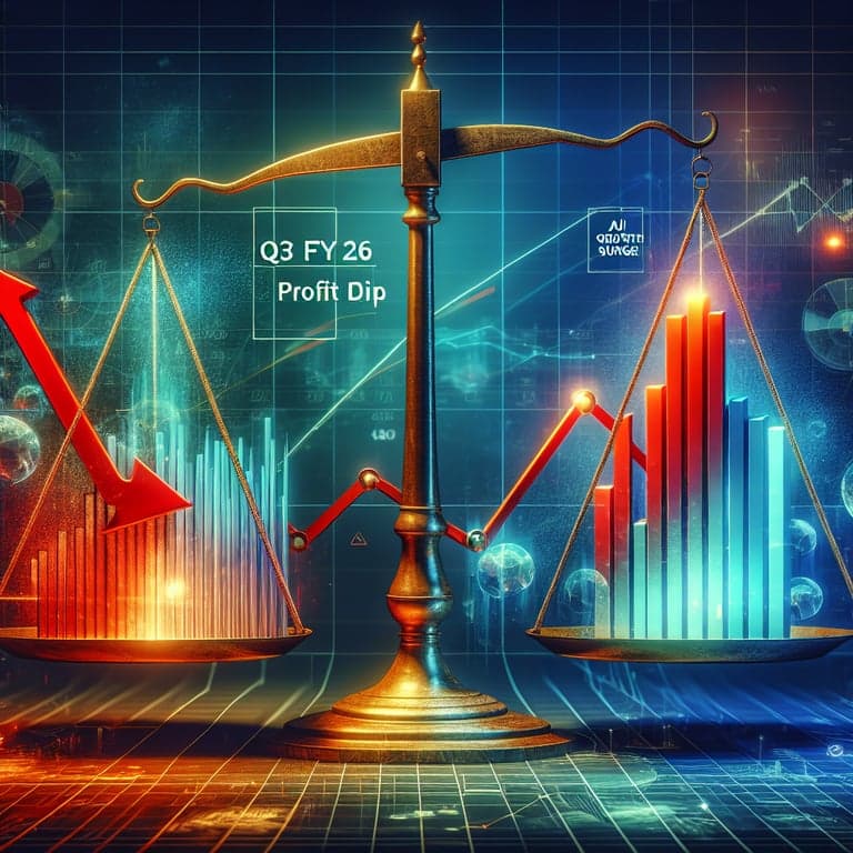 TCS Reports Q3 FY26 Profit Dip Amidst AI Growth Surge