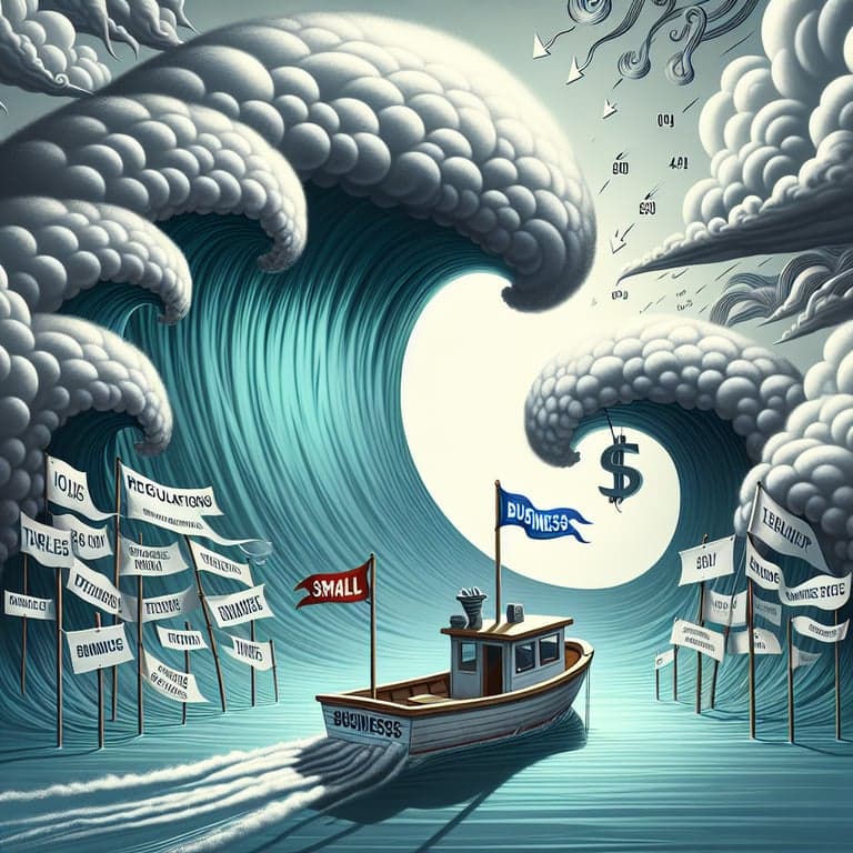 Small Businesses Battle Economic Turbulence: Tariffs and Regulations in the Trump-Biden Era