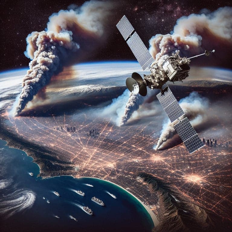 NASA's Satellites Track L.A. Wildfires: Dramatic Imagery from Space