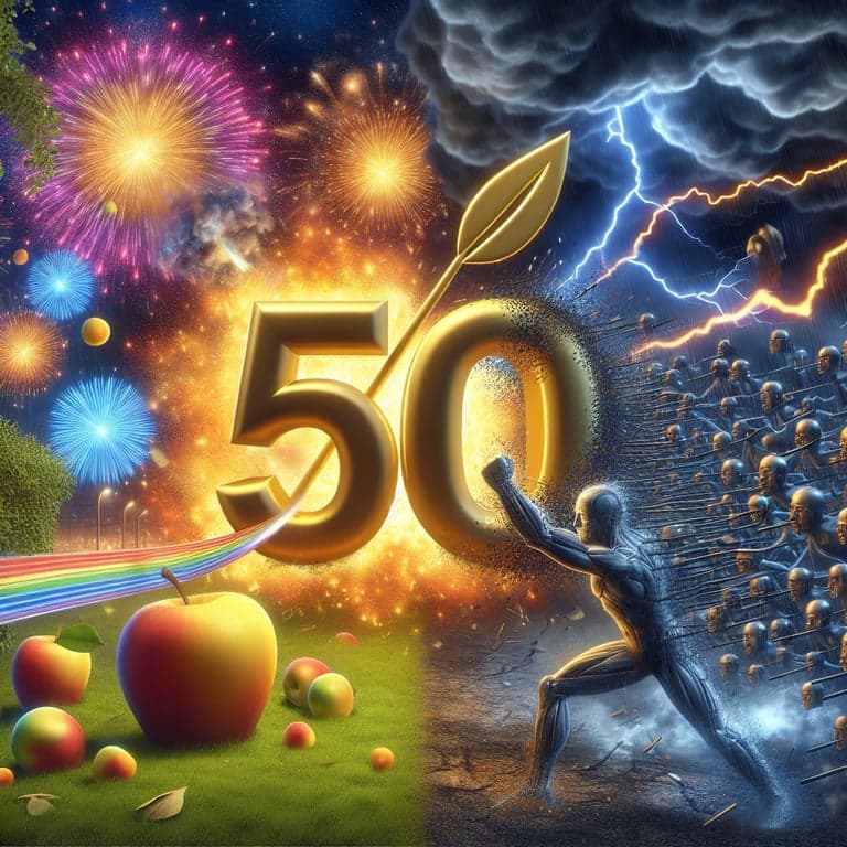 Apple at 50: Celebrating a Legacy, Battling AI Setbacks