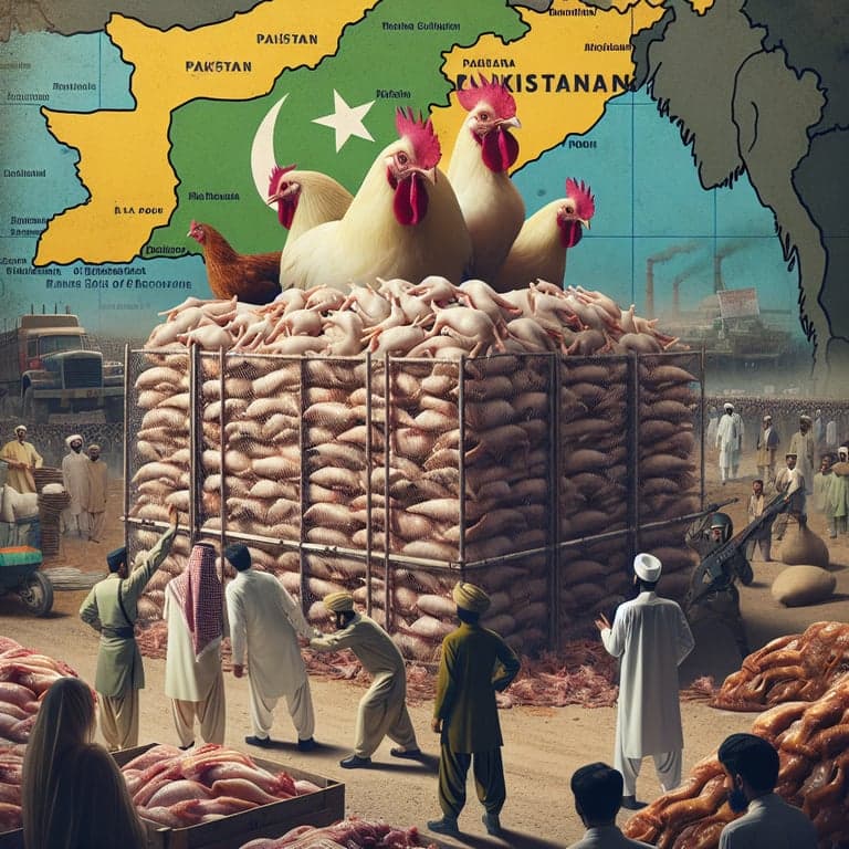 Pakistan Bans Export of Boiler Chickens to Tackle Local Meat Shortage