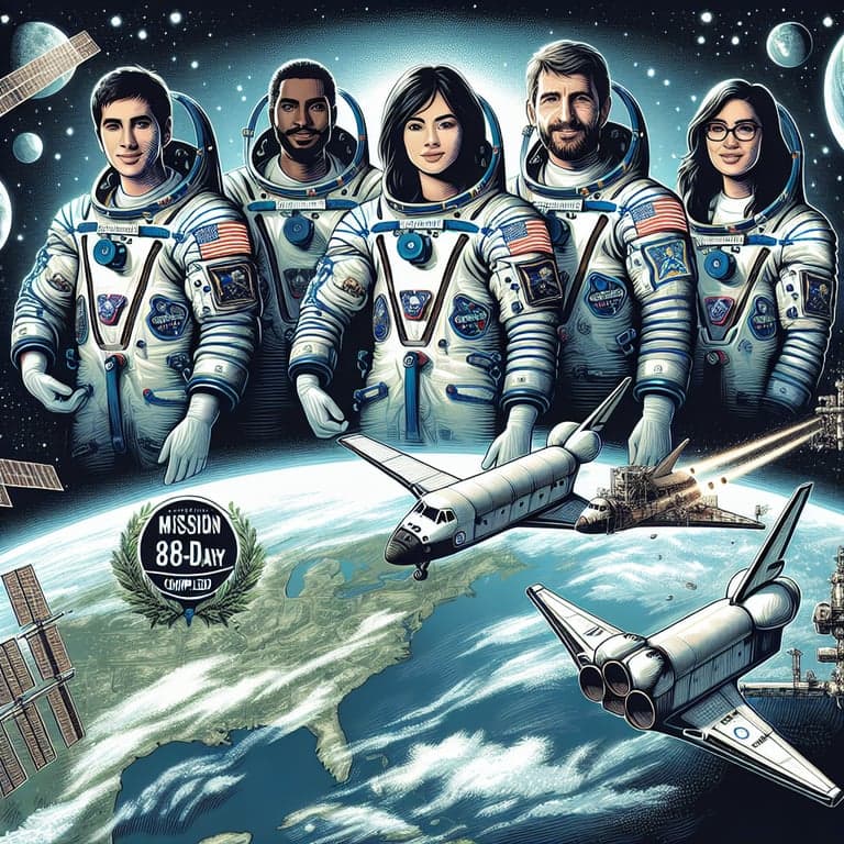 Space Pioneers Return Home: NASA's ISS Crew Completes 286-Day Mission