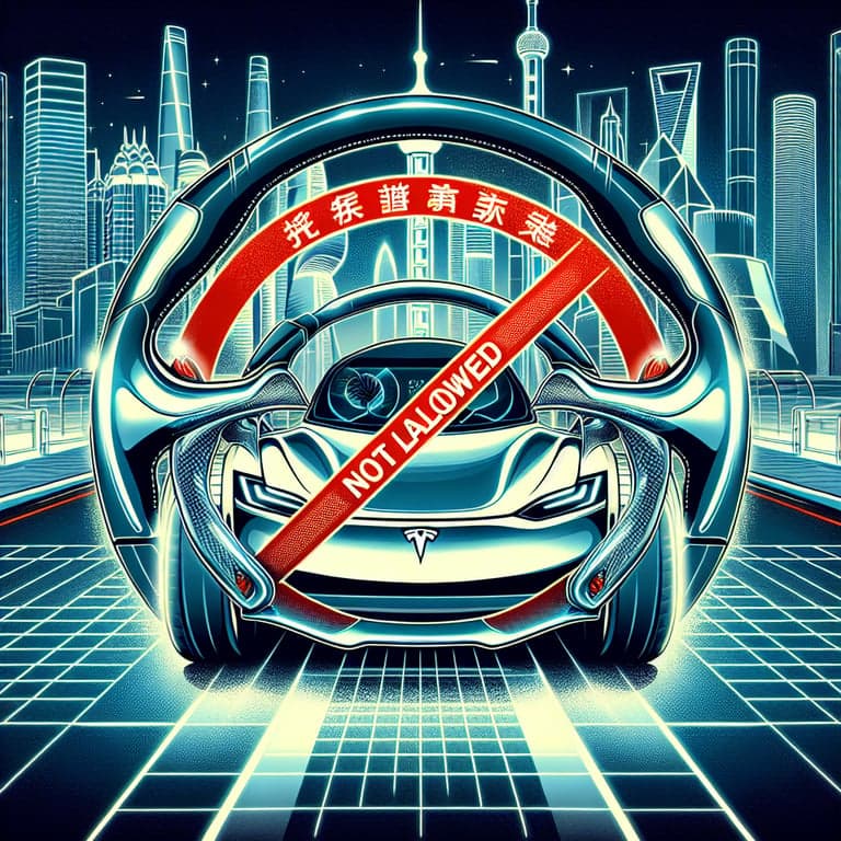 China Bans Tesla's Jet Fighter-Style Yoke Steering Wheels in 2027