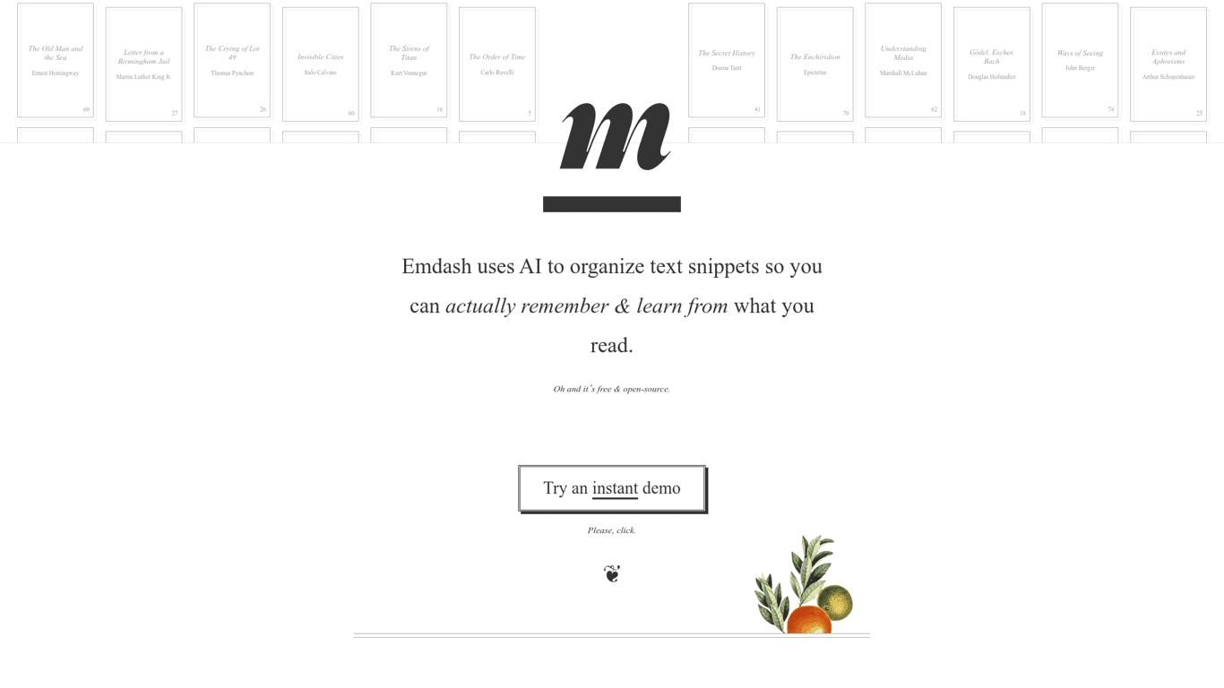 Emdash screenshot