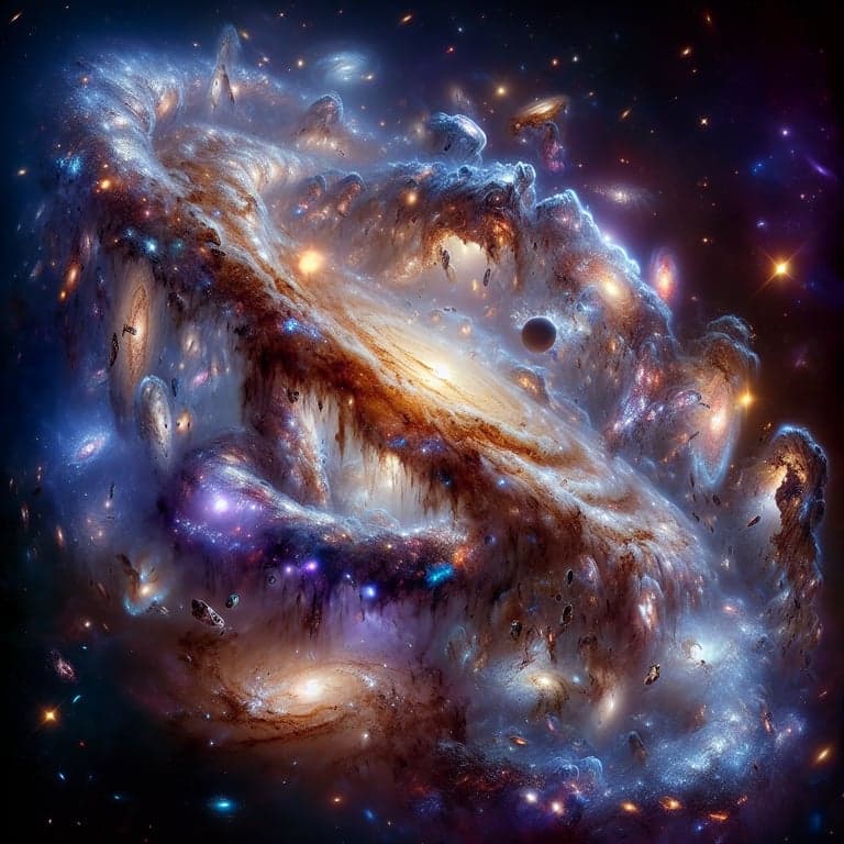 Astronomers Uncover Colossal Galaxy Cluster Veiled in a 20-Million-Light-Year Cocoon