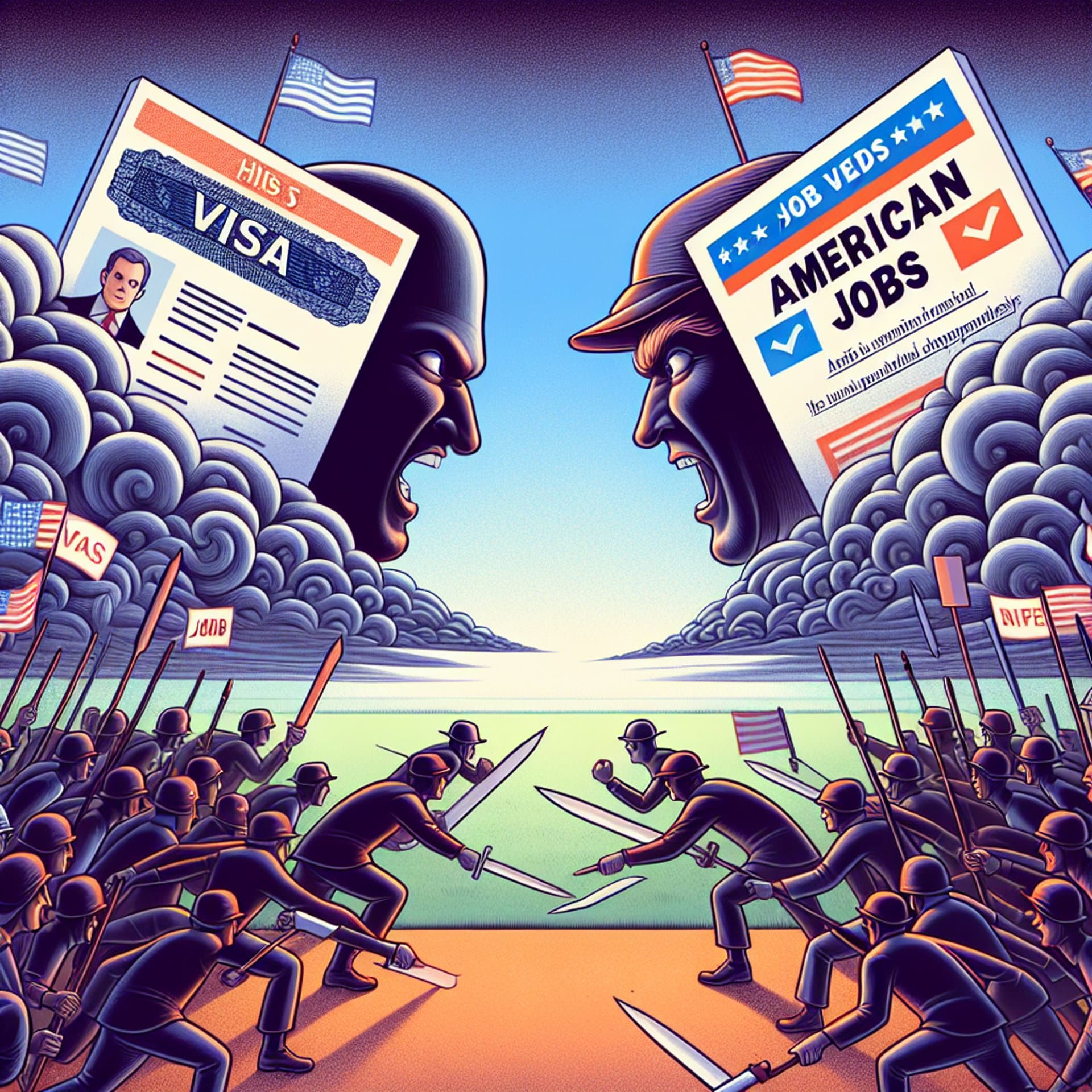 Trump vs. H-1B: The Battle Over Visas and American Jobs