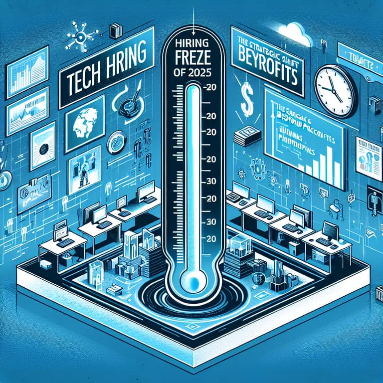 Tech Hiring Freeze of 2025: The Strategic Shift Beyond Profits