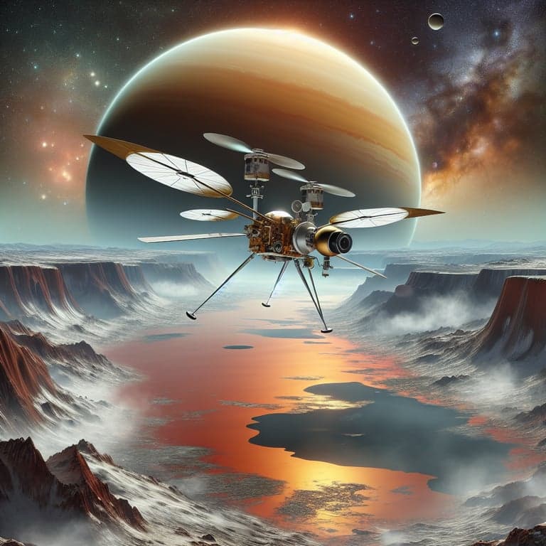 NASA's Dragonfly Lander: Exploring Titan's Extraterrestrial Wonders