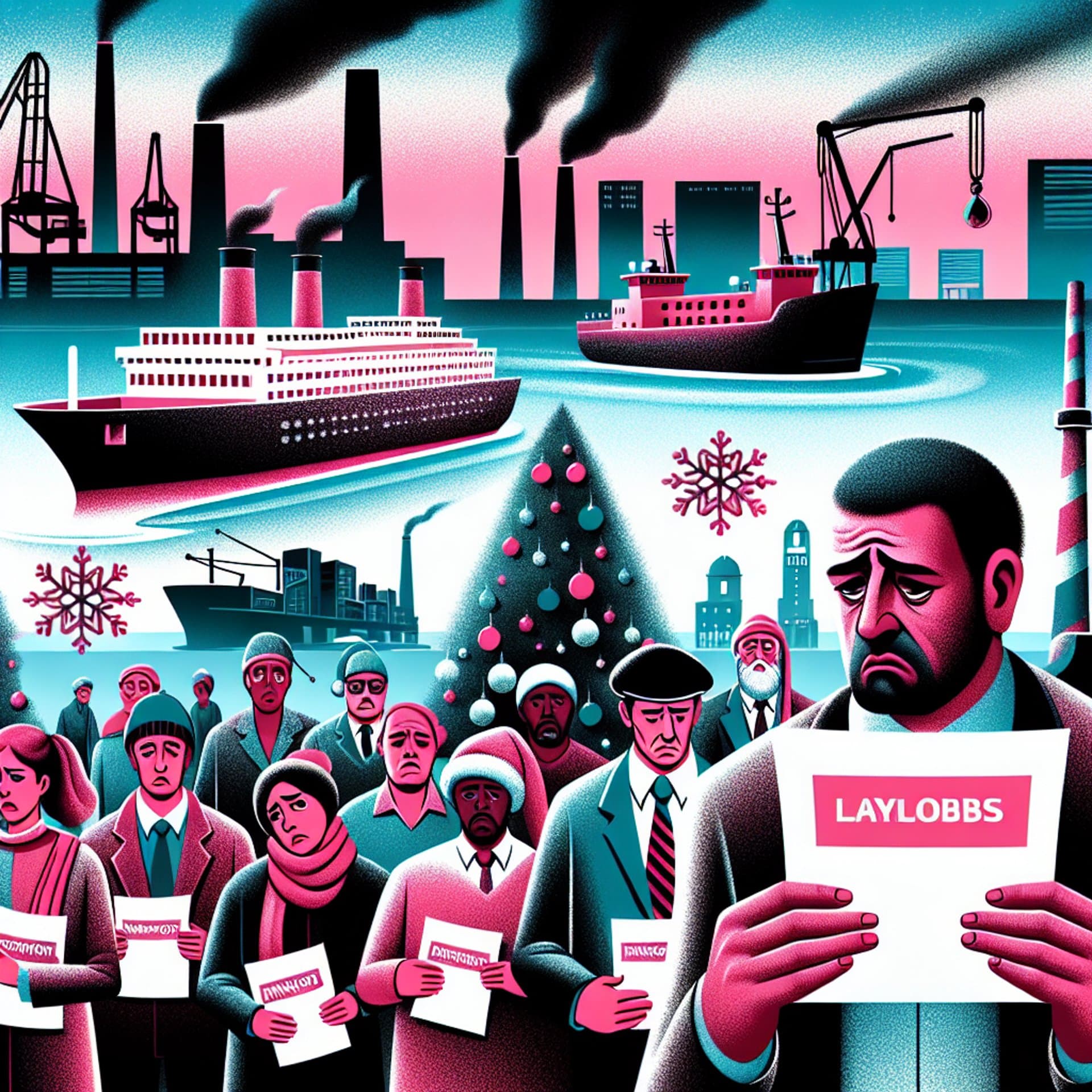 Massive Layoffs Hit Transportation and Manufacturing Sectors as Holidays Approach