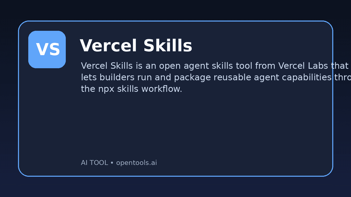 Vercel Skills screenshot