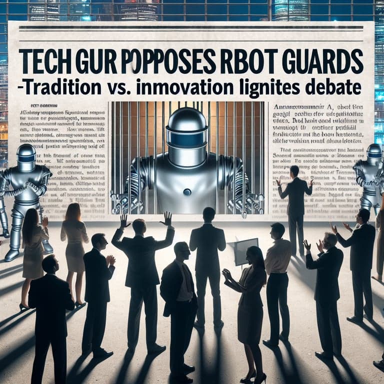 Elon Musk Suggests Robot Guards Over Prison Bars, Ignite Debate