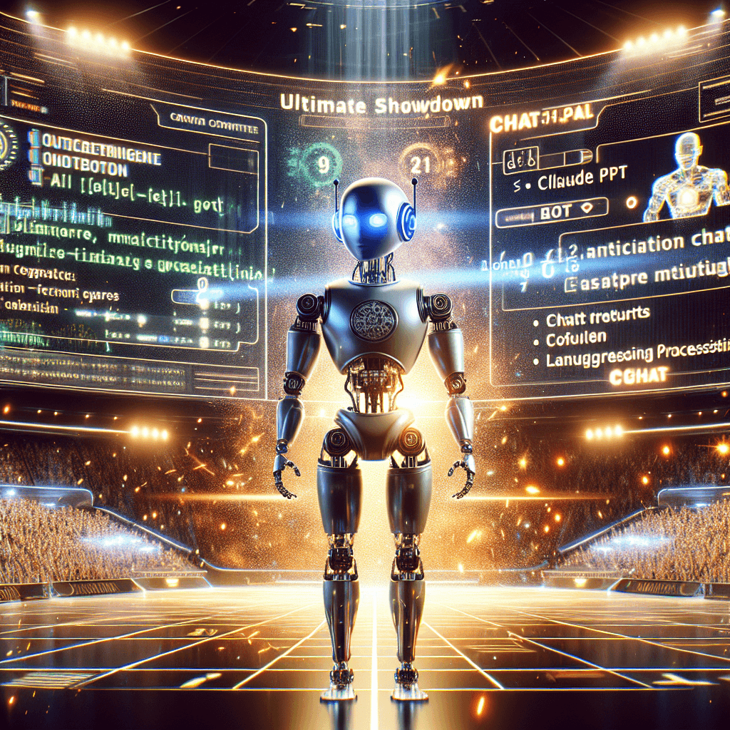 Claude vs. ChatGPT: The Ultimate Showdown in AI Chatbot Arena