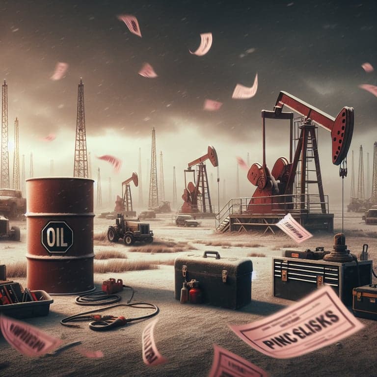 Canada's Oilpatch Faces Layoff Wave as Oil Prices Slump