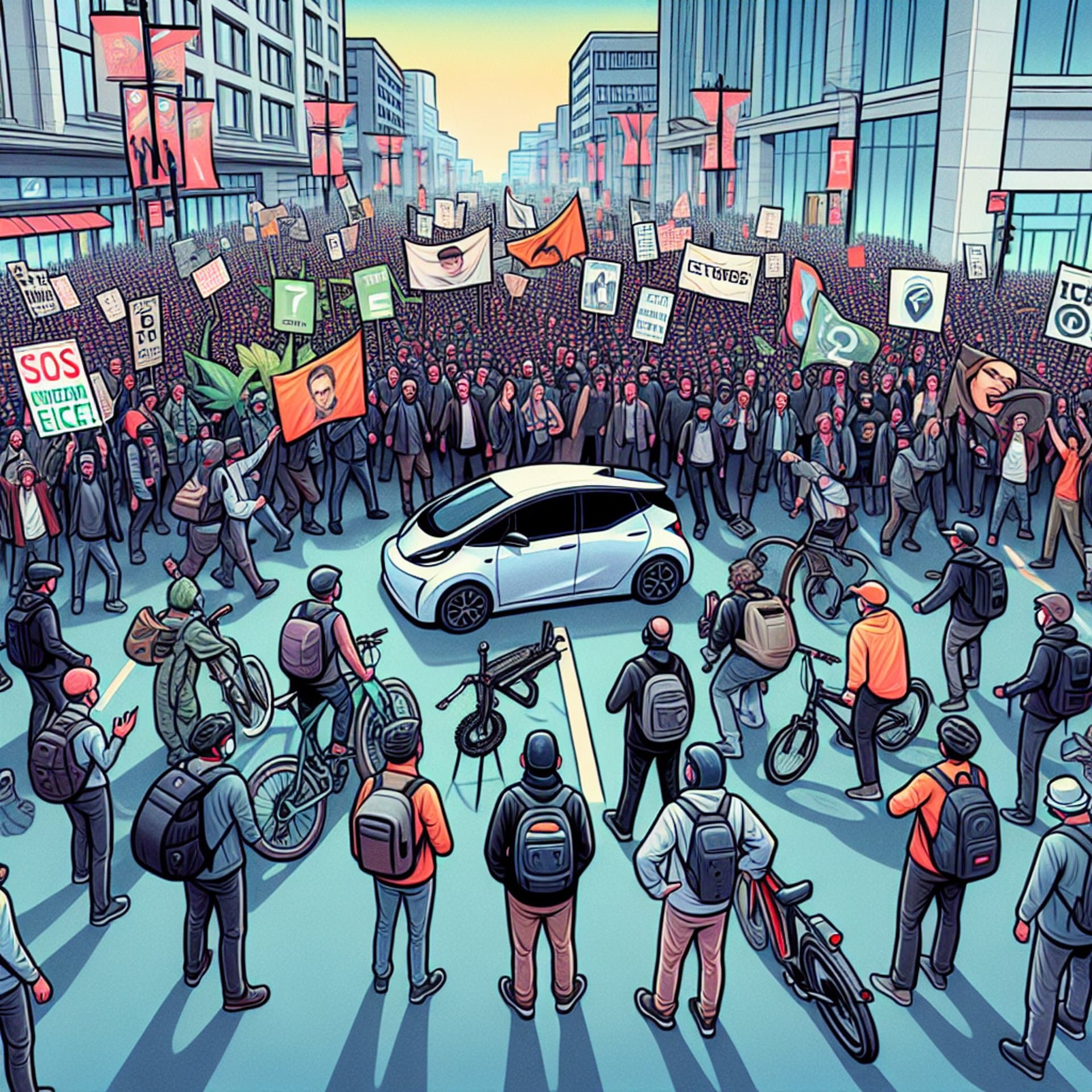 Protests Against Elon Musk Ignite in Vancouver: A Unique Twist in the Tesla Takedown Movement